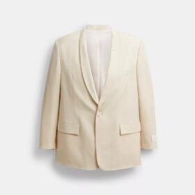 Blazers con cuellos chal teñidos en hilo