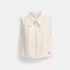Blusa corta sin mangas