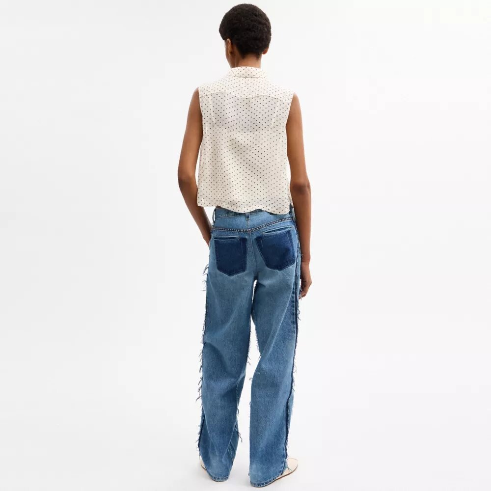 Blusa corta sin mangas