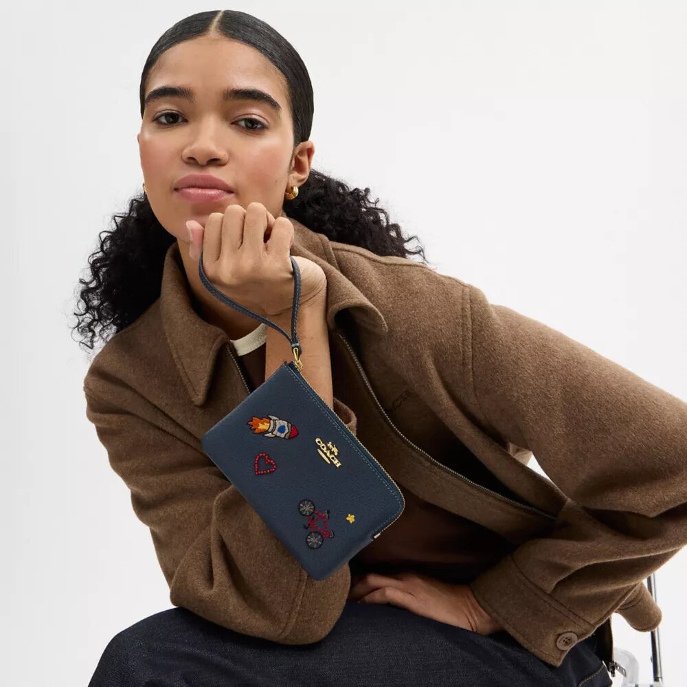 Bolsa de pulsera con cremallera en la esquina