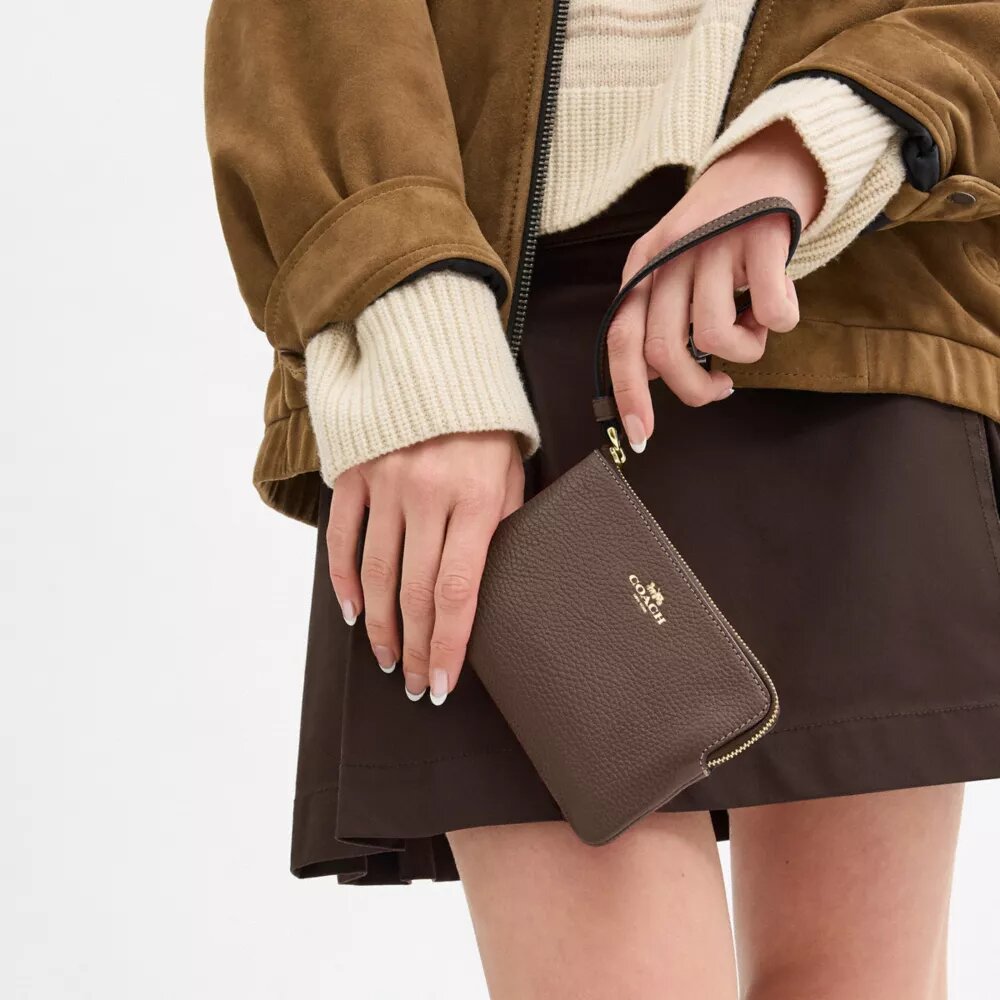 Bolsa de pulsera con cremallera en la esquina