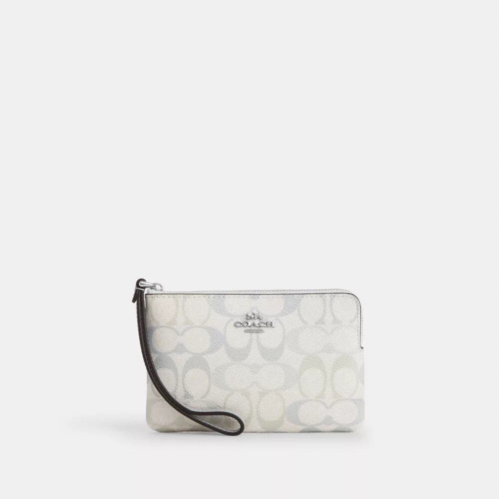 Bolsa de pulsera con cremallera en las esquinas de Signature Canvas