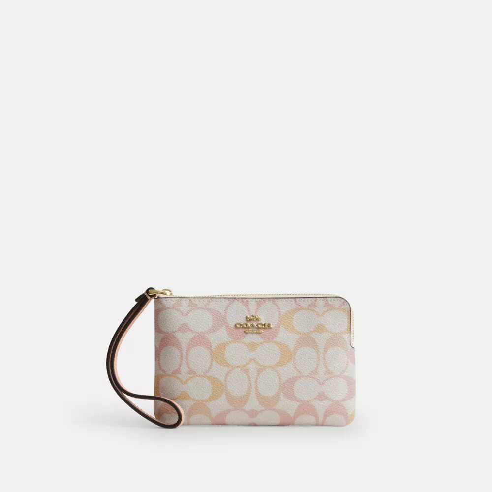 Bolsa de pulsera con cremallera en las esquinas de Signature Canvas