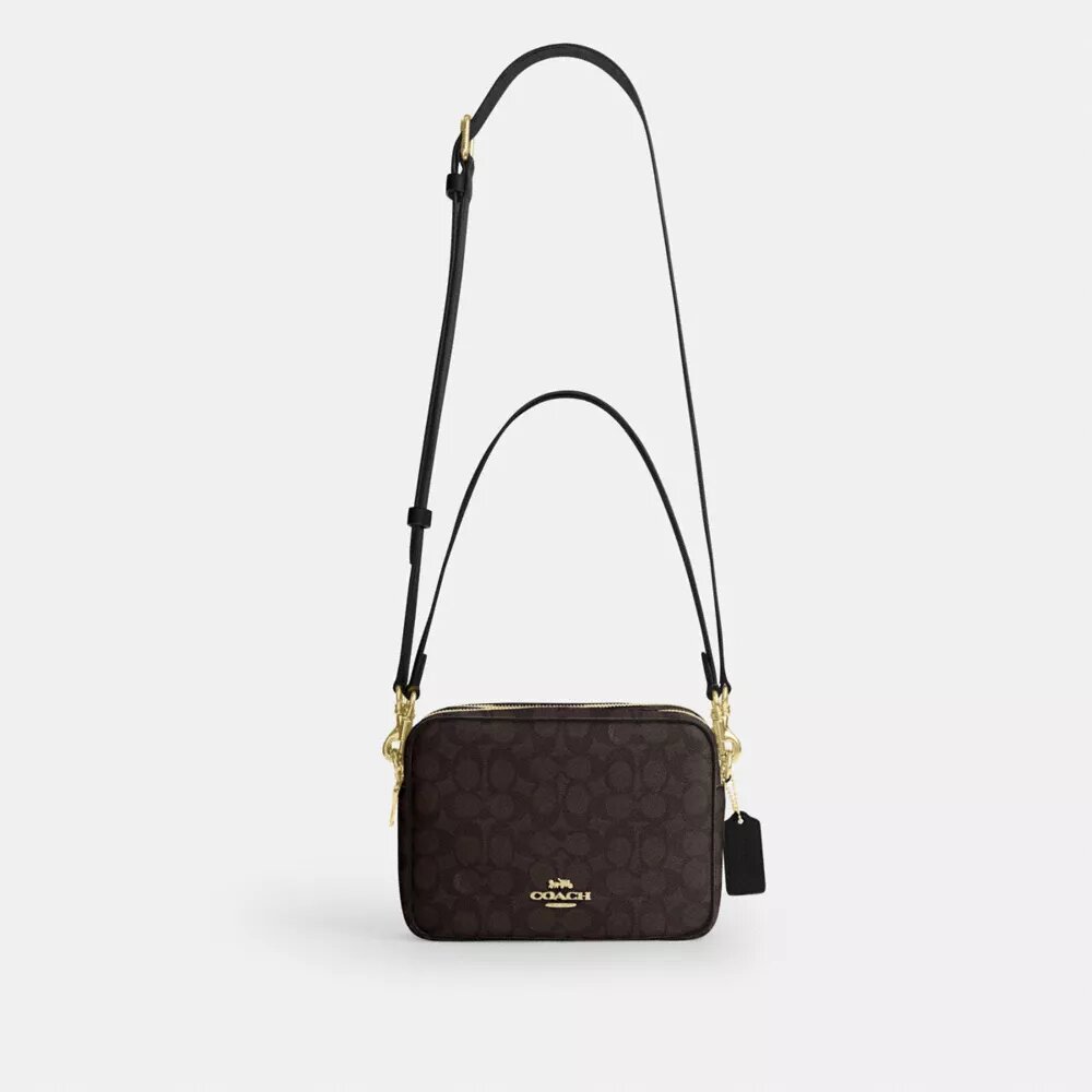 Bolso bandolera Carey en Signature Canvas