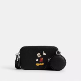 Bolso bandolera Charter Slim de Disney X Coach con Mickey Mouse