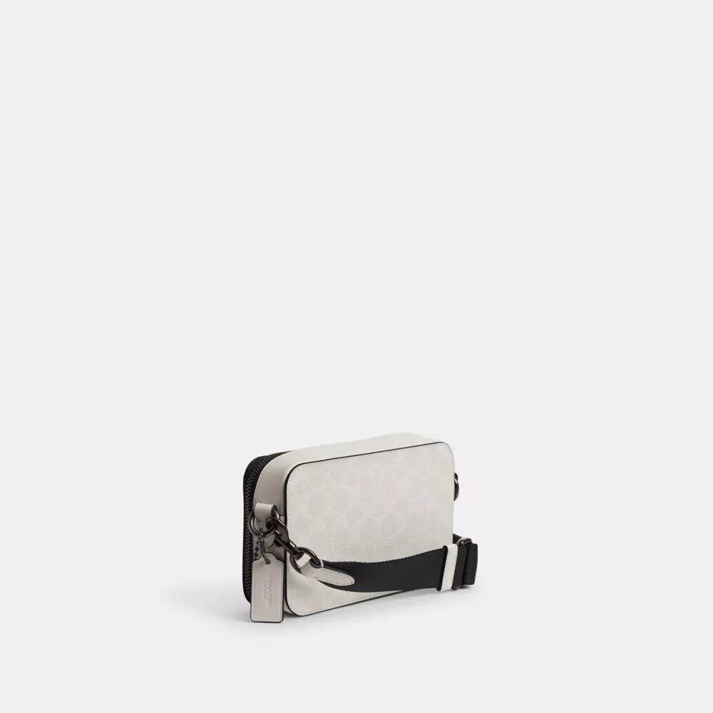 Bolso bandolera Charter Slim en Signature Canvas