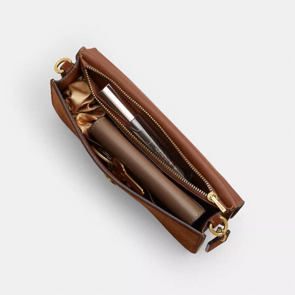 Bolso bandolera con asa superior Elora