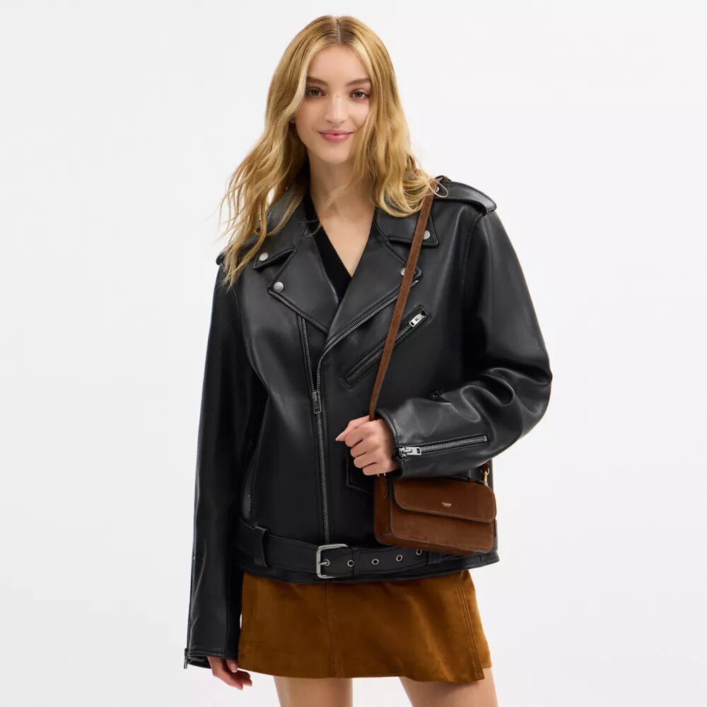 Bolso bandolera con asa superior Elora