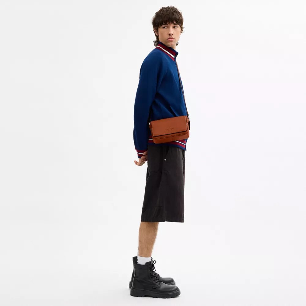 Bolso bandolera con solapa Jack Small