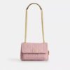Bolso bandolera Elodie 18 en denim desgastado con acolchado