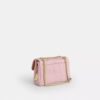 Bolso bandolera Elodie 18 en denim desgastado con acolchado