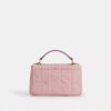 Bolso bandolera Elodie 18 en denim desgastado con acolchado