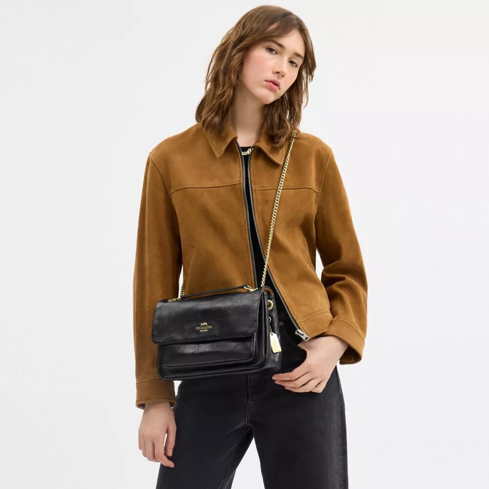 Bolso bandolera Elodie con acolchado