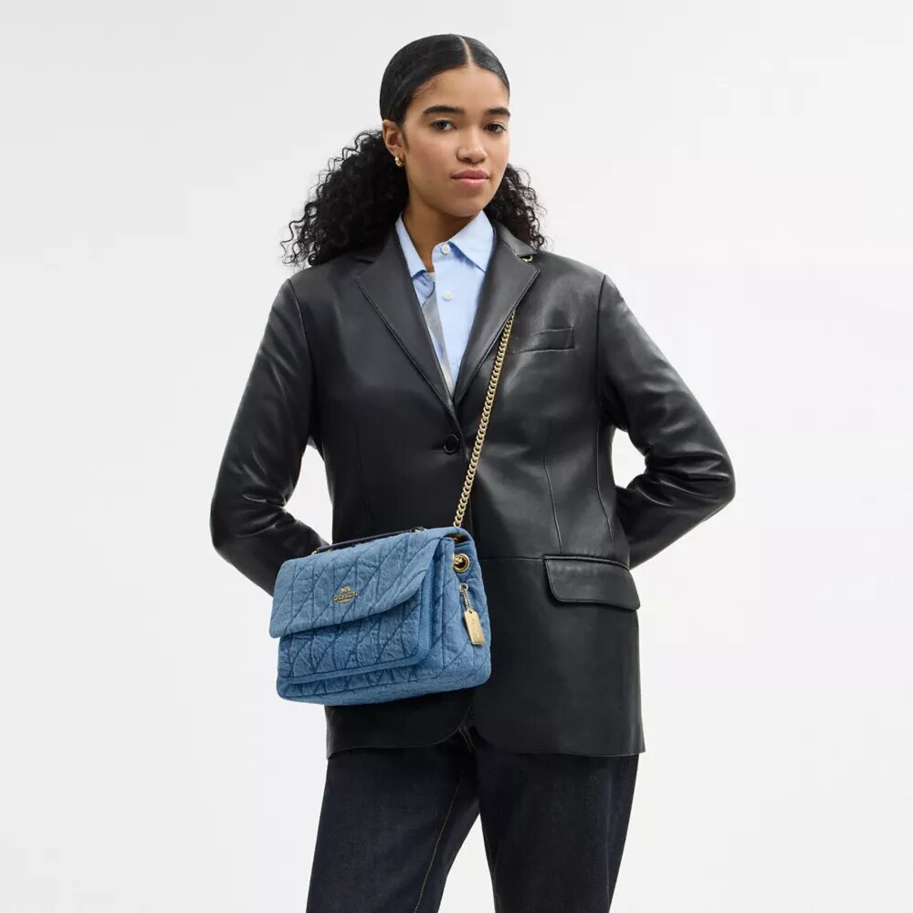 Bolso bandolera Elodie de algodón regenerativo con acolchado