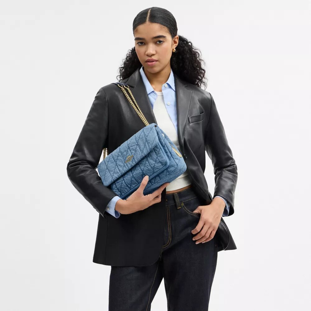 Bolso bandolera Elodie de algodón regenerativo con acolchado