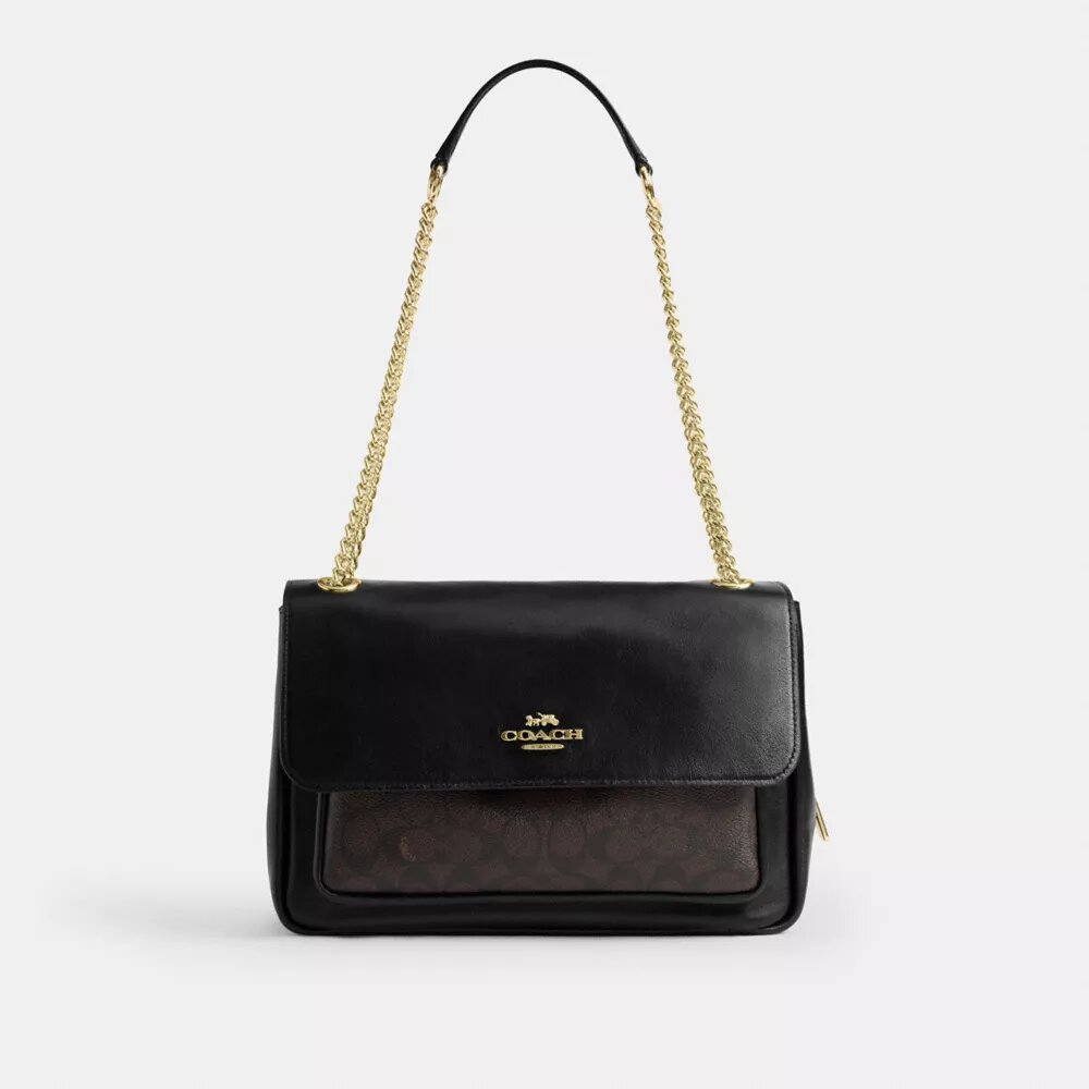 Bolso bandolera Elodie en Signature Canvas