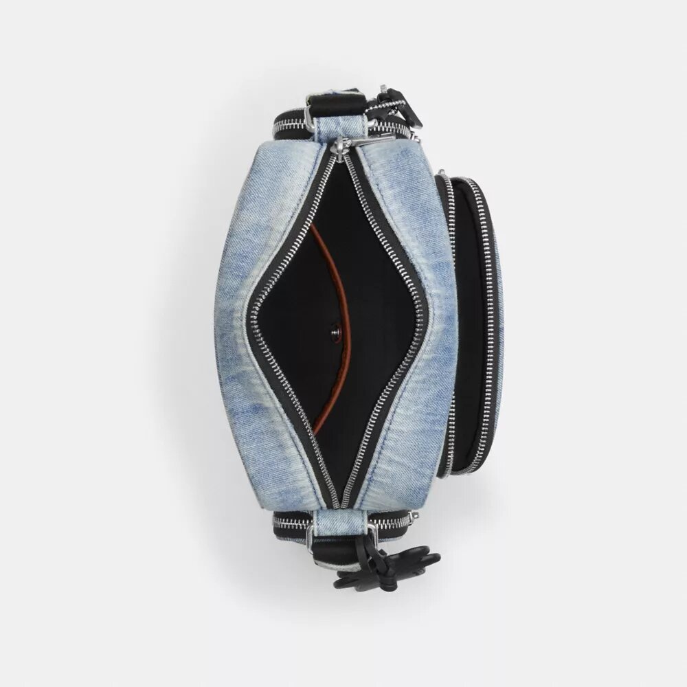 Bolso bandolera Fletcher en denim «Loved Signature»