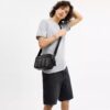 Bolso bandolera Graham en Signature Canvas con rayas