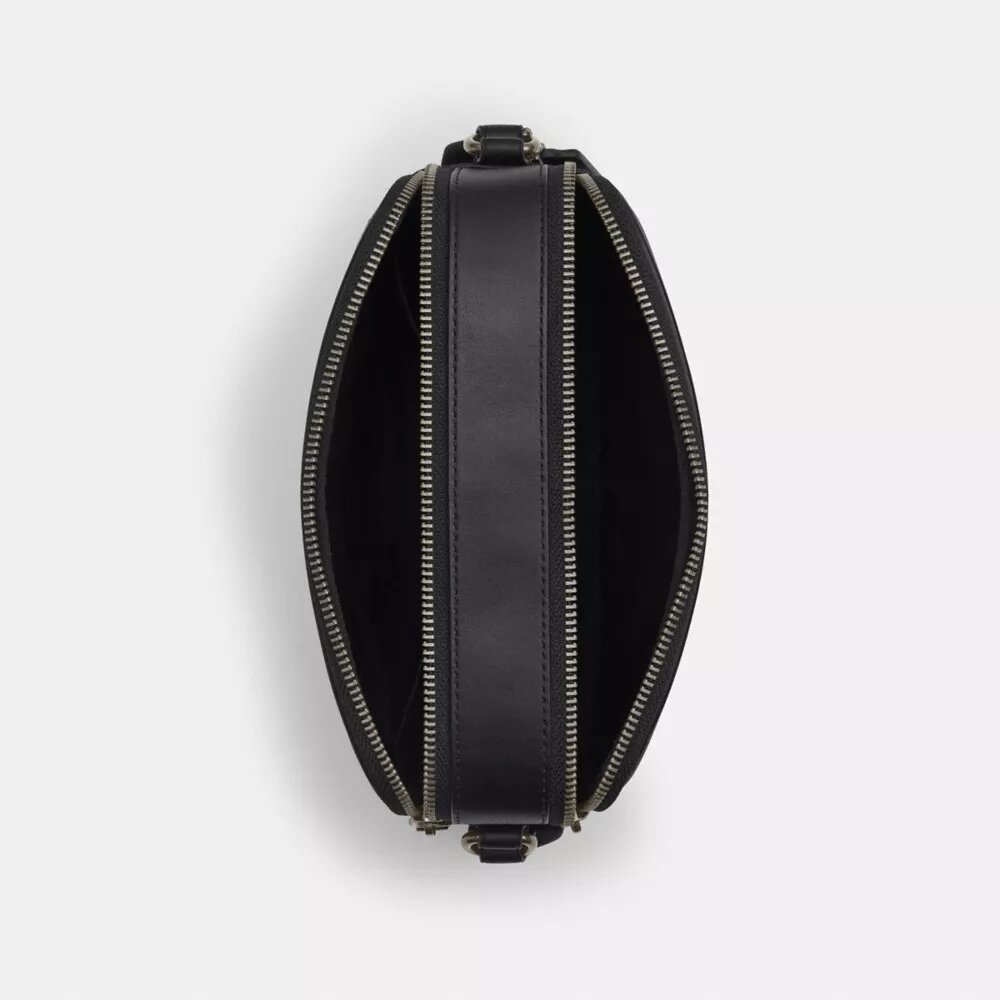 Bolso bandolera Graham en Signature Canvas con rayas «Varsity»