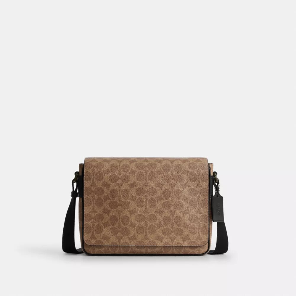 Bolso bandolera Jack en Signature Canvas