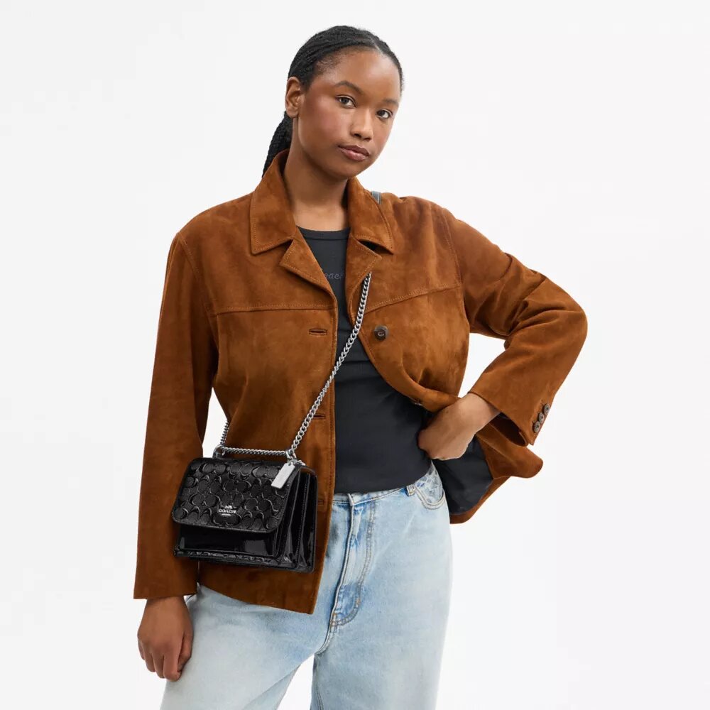 Bolso bandolera Klare en piel exclusiva