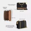 Bolso bandolera Klare en Signature Canvas