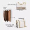 Bolso bandolera Klare en Signature Canvas