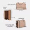 Bolso bandolera Klare en Signature Canvas