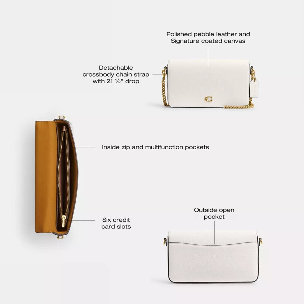 Bolso bandolera Mila con Signature Canvas
