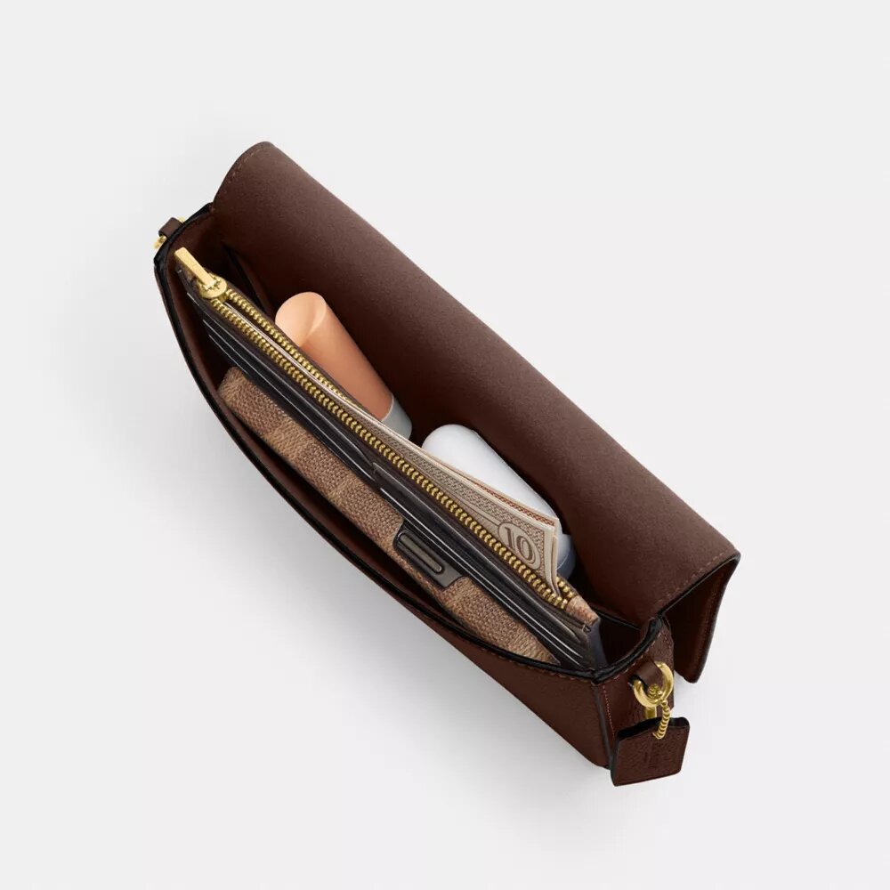 Bolso bandolera Mila con Signature Canvas