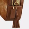 Bolso bandolera Mini Carey de piel de ternero con estampado de vaca