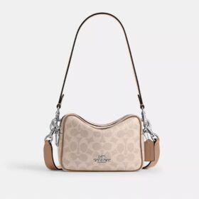 Bolso bandolera Mini Carey en Signature Canvas