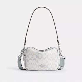 Bolso bandolera Mini Carey en Signature Canvas