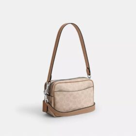 Bolso bandolera Mini Carey en Signature Canvas