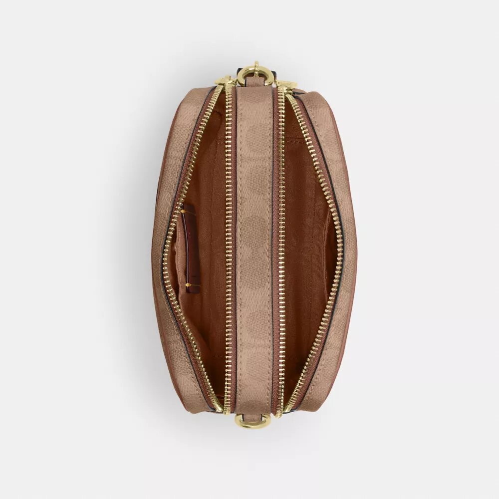 Bolso bandolera Mini Carey en Signature Canvas