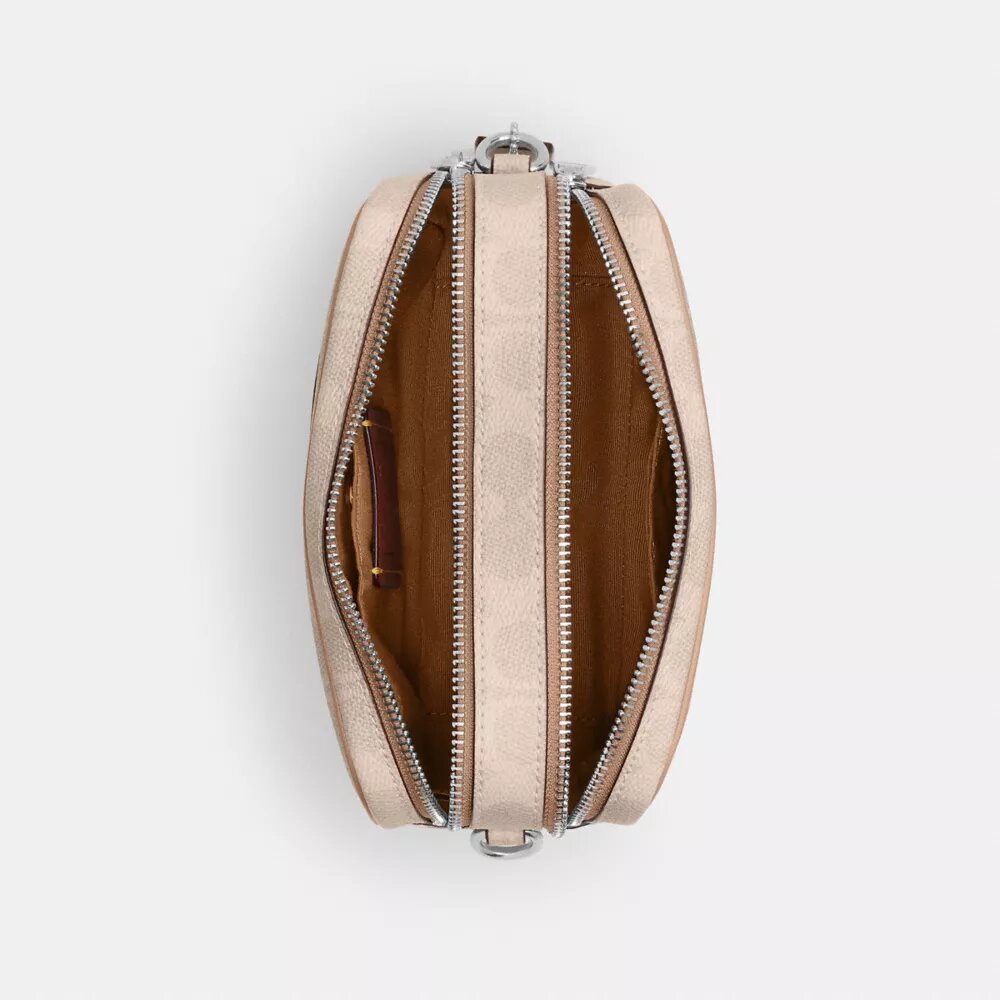 Bolso bandolera Mini Carey en Signature Canvas
