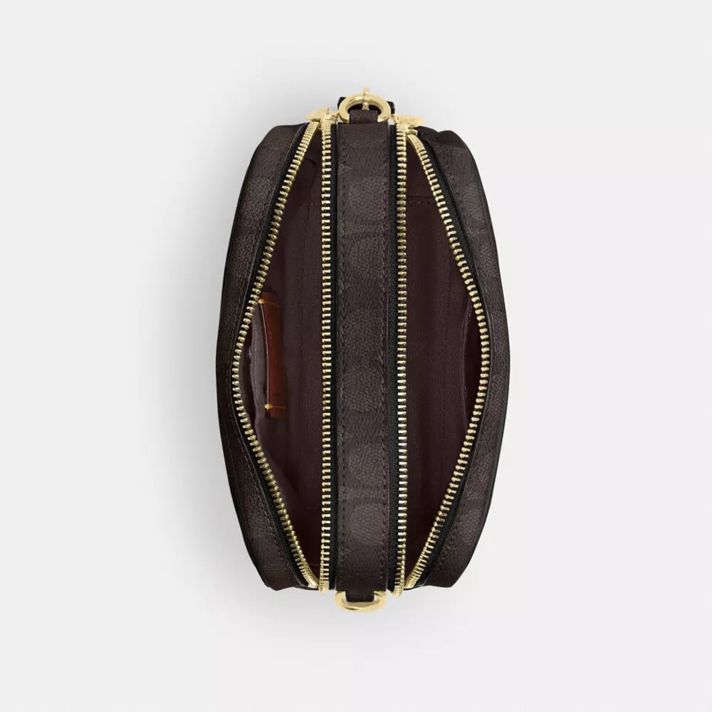 Bolso bandolera Mini Carey en Signature Canvas