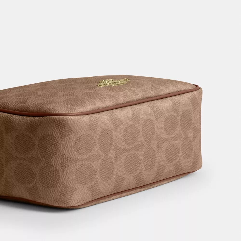 Bolso bandolera Mini Carey en Signature Canvas