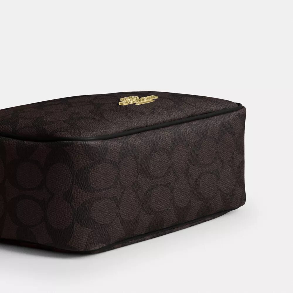 Bolso bandolera Mini Carey en Signature Canvas