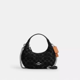 Bolso bandolera mini Carmen en denim característico