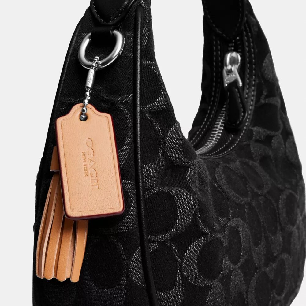 Bolso bandolera mini Carmen en denim característico