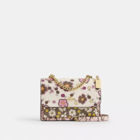Bolso bandolera Mini Klare con estampado floral