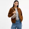 Bolso bandolera Mini Klare con estampado floral