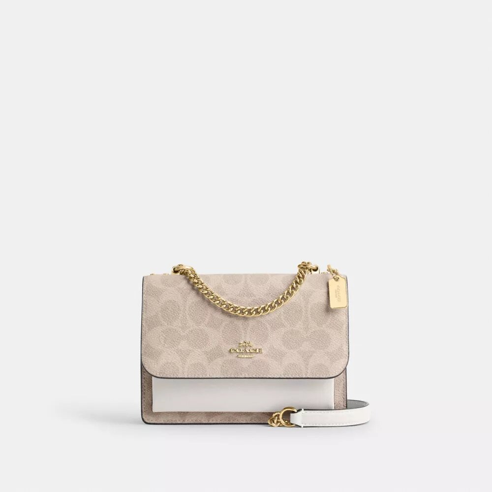 Bolso bandolera Mini Klare en Signature Canvas