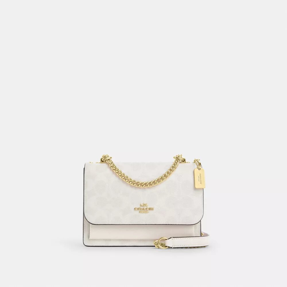 Bolso bandolera Mini Klare en Signature Canvas