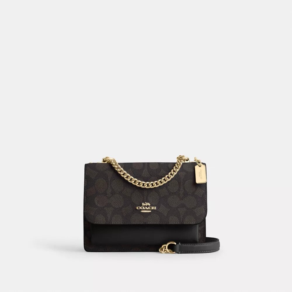 Bolso bandolera Mini Klare en Signature Canvas