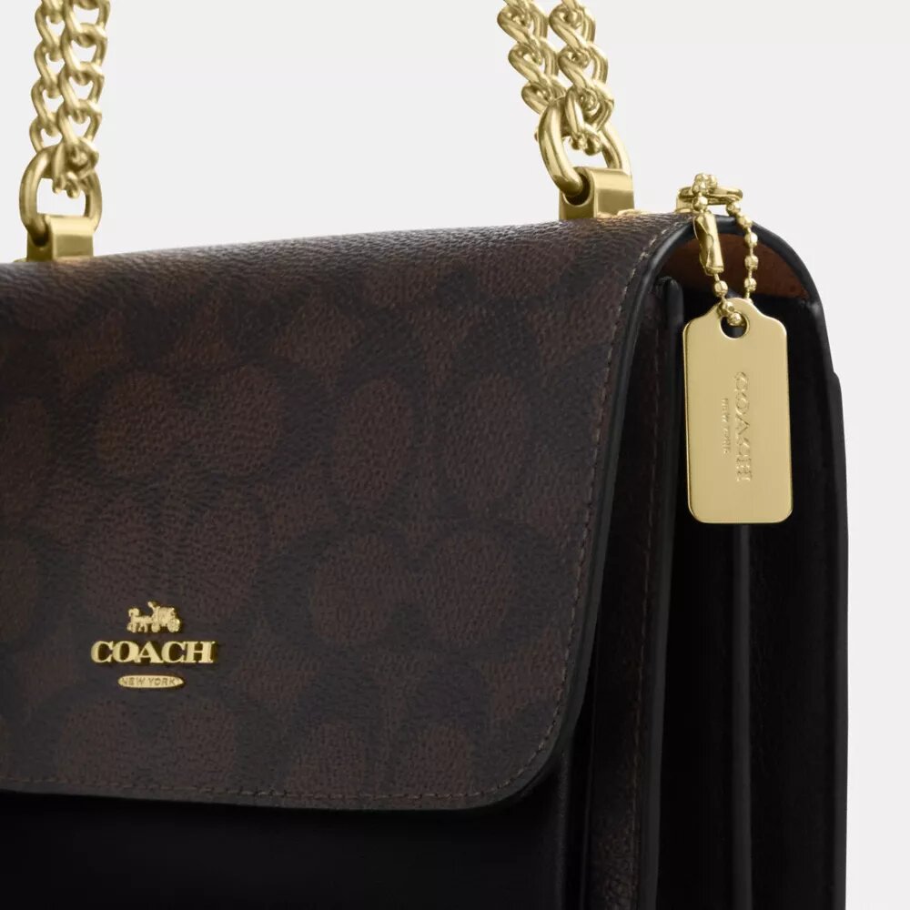Bolso bandolera Mini Klare en Signature Canvas