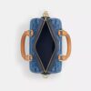 Bolso bandolera Mini Rowan en denim característico