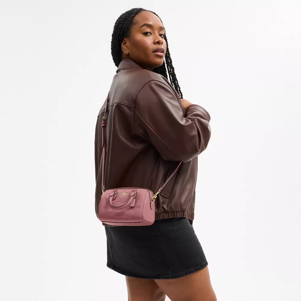 Bolso bandolera Mini Rowan en piel exclusiva