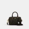 Bolso bandolera Mini Rowan en Signature Canvas con Charms